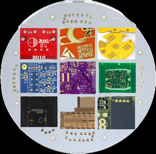 Different Solder mask colors for printed circuit board