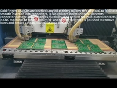 Printed Circuit Board gold finger chamfering process