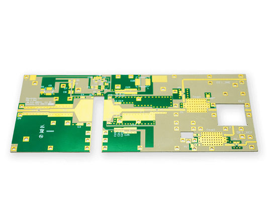 Durable Custom High Frequency PCB Layer 2L 1.6mm PCB ENIG + Plating Gold30u