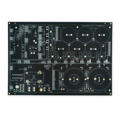 Good price ENIG Heavy Copper PCB Circuit Board FR4 4oz Matte Black / White online