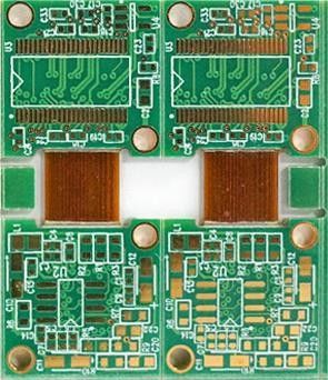 Good price 4 Layer Rigid Flex Printed Circuit Board With FR4+PI EING Insdutrial PCB online