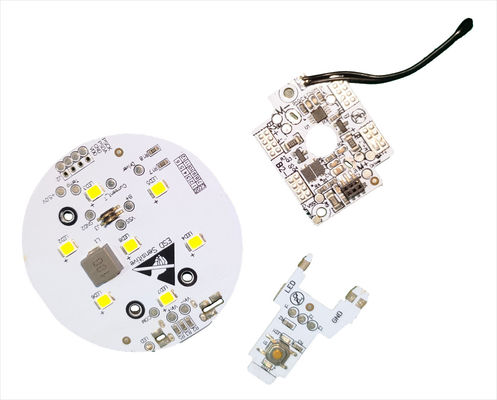 Good price 1 Layer Aluminium PCB Assembly With White Soldermask LF HAL For Lighting online