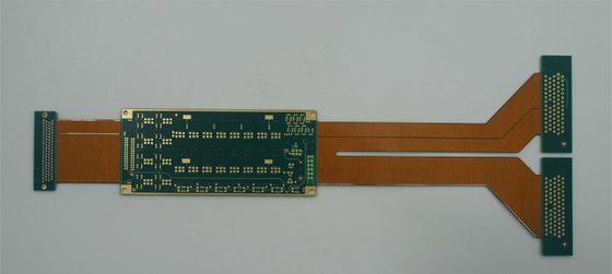 Good price 10 Layer Rigid Flex PCB materail dupont AP8545R and Polymide and FR4 TG170 with EING online