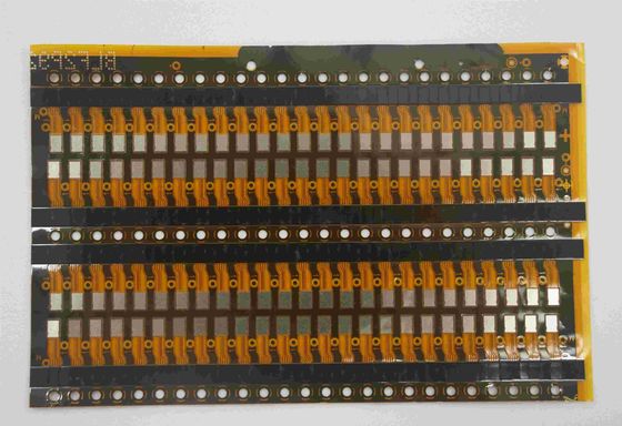 Good price Flexible PCB Yellow And Black Coverlay EING Surface Finish With Panel Shipping online
