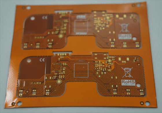 Good price 2 Layer Flexible Pcb Board 1OZ Copper 0.2mm Board Thickness EING With Stiffener online