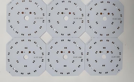 Good price 1 Layer LED PCB Board With Aluminium Base Board 1OZ And White Soldermask online