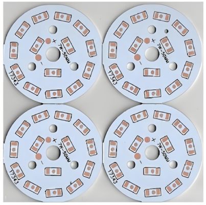 Good price Aluminium PCB Board For LED Lighting Solutions With 1OZ White Soldermask online