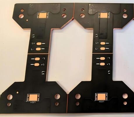 Good price 1 layer Copper with black soldermask for PCB lighting application online