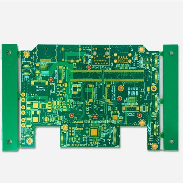 Rigid Multiple Layer PCB ENIG 12 Layer PCB Circuit Board Green White