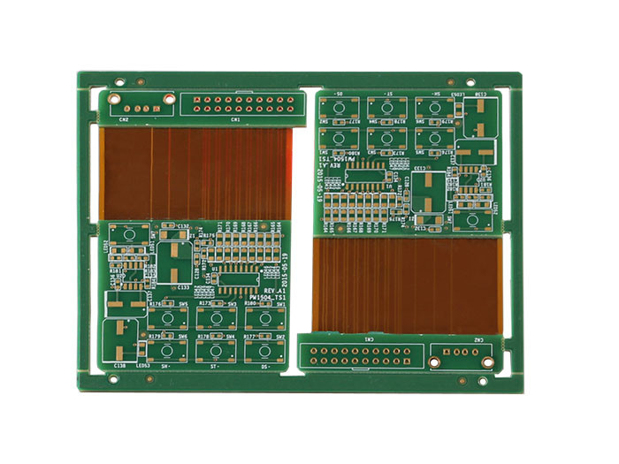 PI+NFPP+FR4 Flex Rigid PCB 2 Layer For Automotive Frequency Converter
