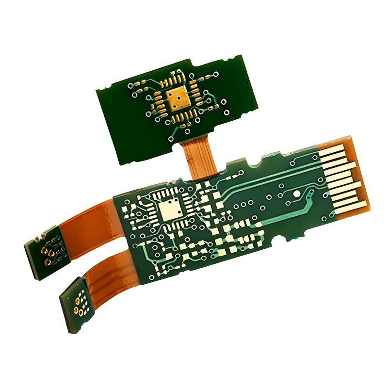 4MIL Rigid Flex Circuit Boards HASL Green Printed Circuit Board