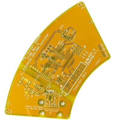 Good price 2 Layer Rigid Quick Turn PCB 1.6mm 1oz Yellow Soldermask White online