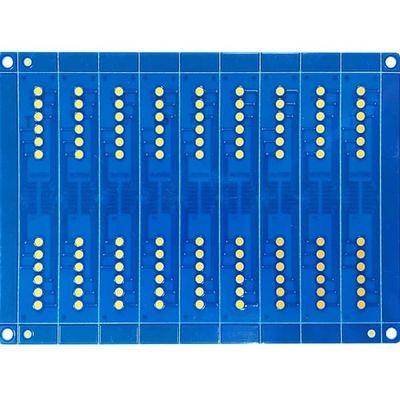 Good price 2 Layers Rigid Printed Circuit Boards FR4 Blue Solder Mask No Silkscreen online