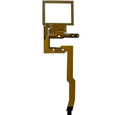 Good price Durable Flexible PCB Assembly 2 Layers Yellow+Black Couver Film online