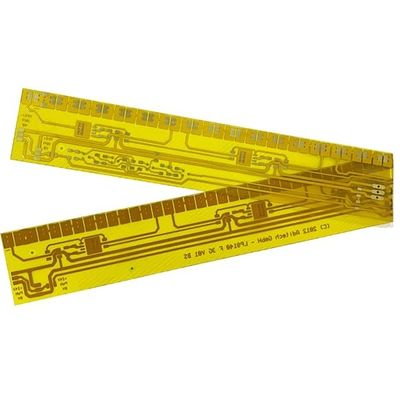quality 1 Layer Flexible PCB Board Yellow Cover Film 1 Oz Copper PCB factory