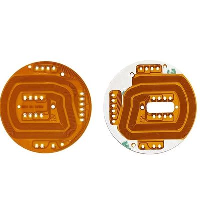Good price 1 Layer PCB Flexible ENIG 1oz PCB Yellow Cover Film 52.81*52.81mm online