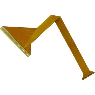 Good price 1 Layer PCB Flexible Board 1oz 0.8mm PCB Solder Mask Yellow Cover Film online