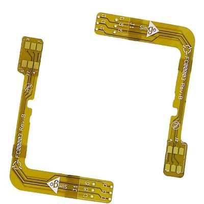 Good price 2oz Flexible PCB Board ENIG White Silkscreen PCB 1 Layer Flex PCB online