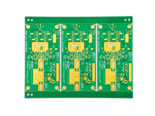 quality ENIG Custom Printed Circuit Board 1oz Four Layer PCB FR4+Lsola factory