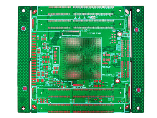 quality 1oz HDI PCB Green 16 Layer PCB ENIG Board S1000-2M 124*101mm factory