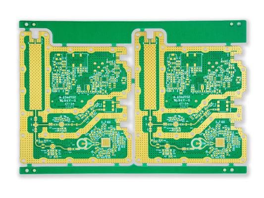 Good price ENIG 6L Rogers PCB RO4003C+KB6160A 0.25mm Min Hole 104.53*154.55mm online