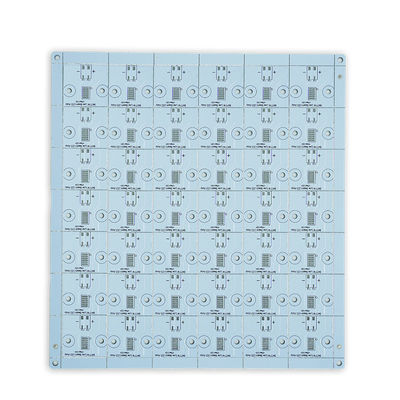 Good price 2oz 1 Layer Aluminum PCB Board Material LF HASL White / Black online