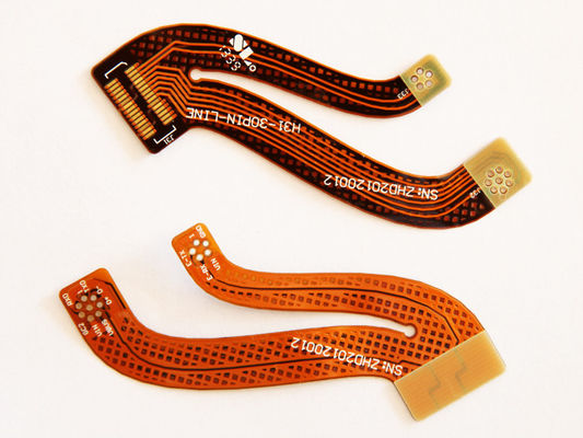 Good price Automotive Flexible PCB Board With Blue Solder Mask And White Silkscreen online
