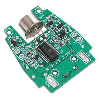 Good price Multilayer Circuits PCB Assembly With FR4 LF HAL Green PCB For Industry Alcohol Tester online